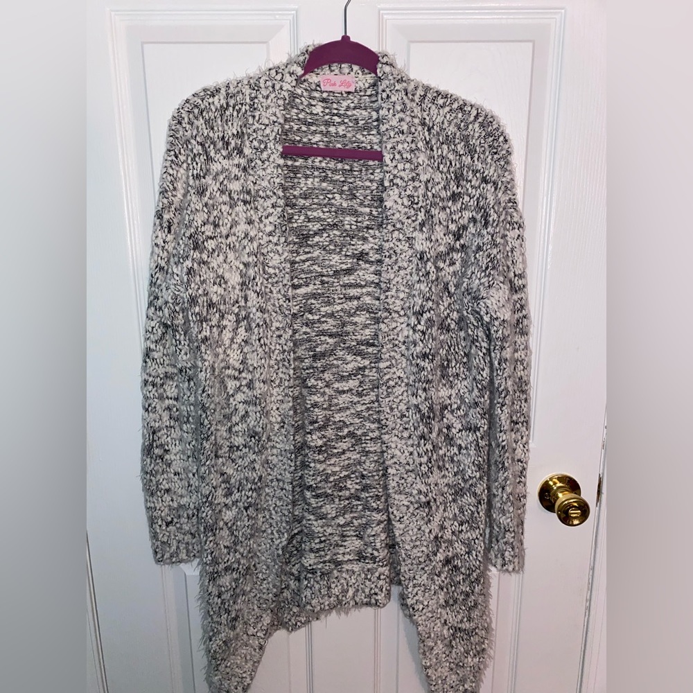 Fuzzy cardigan